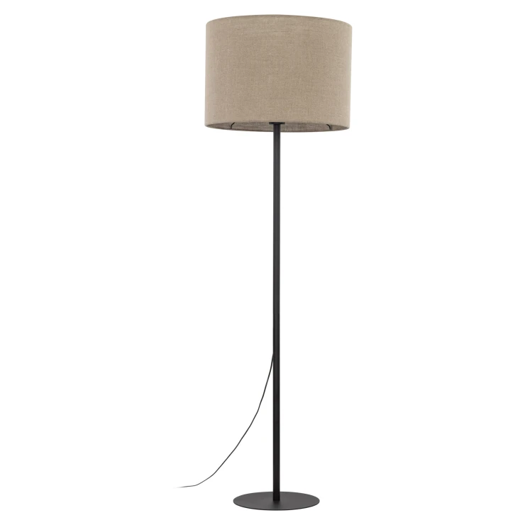 Golvlampa Abisko Beige, Sort Mat-0