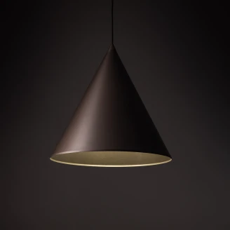 Hængende Lampe <strong>Seattle</strong>  Brun Mat Ø 32 cm