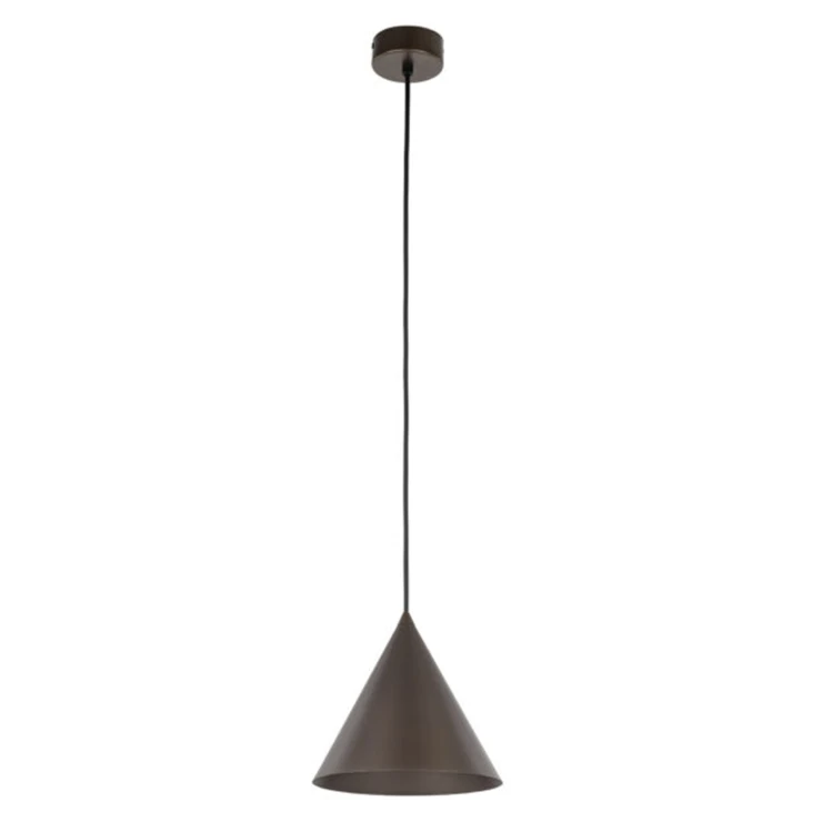 Hængende Lampe Seattle Brun Mat Ø 19 cm-0