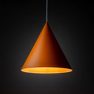 Hængende Lampe Seattle Orange Mat Ø 32 cm