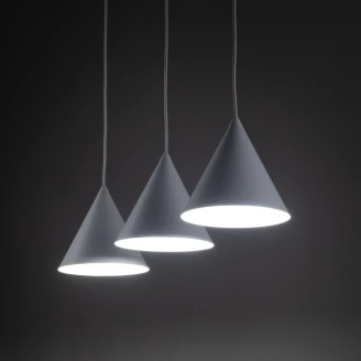 Hængende Lampe <strong>Seattle</strong>  Hvid Mat 120 cm