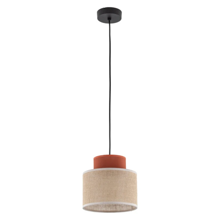 Hængende Lampe Aria Duo Brun Mat Ø 20 cm-0