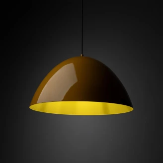 Hængende Lampe Cortona Okker Blank 50 cm