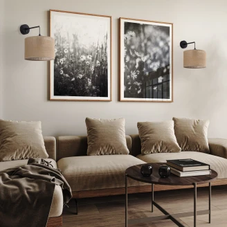 Væglampe Eldra Beige Mat