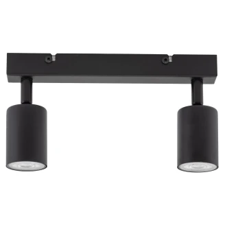 Spotlight Vilia Dobbelt Justerbar Sort Mat-2