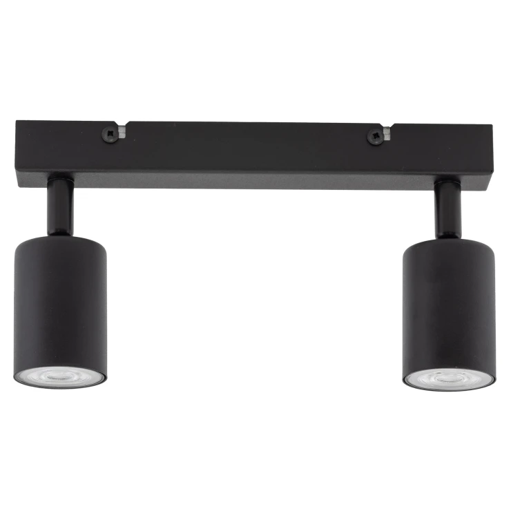 Spotlight Vilia Dobbelt Justerbar Sort Mat-1