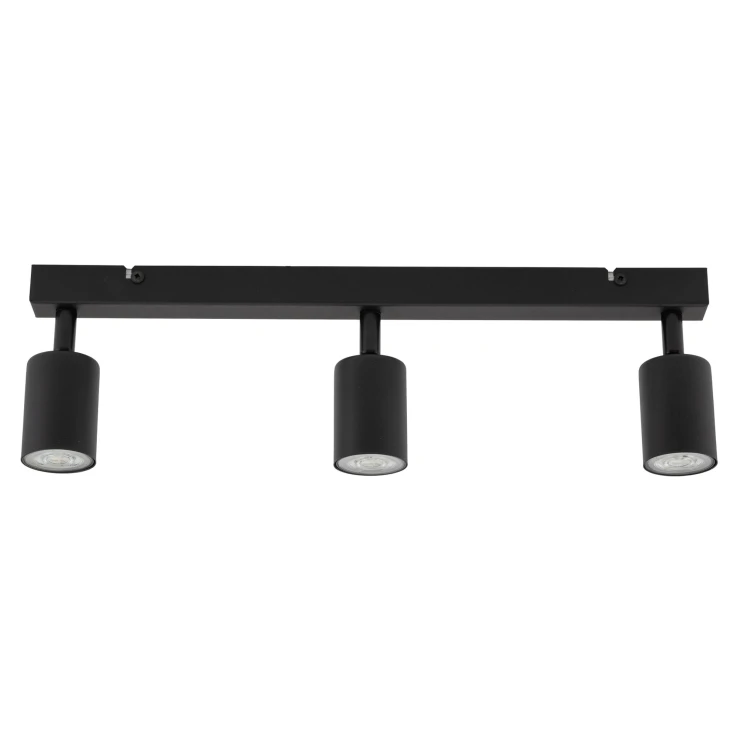 Spotlight Vilia Tredobbelt Justerbar Sort Mat-1