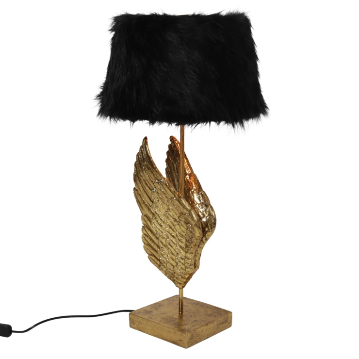 Werner Voss Bordlampe Golden Wings Guld, Sort Blank-0