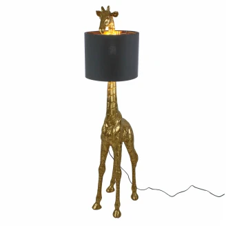 Werner Voss Gulvlampe Urban Jungle Guld, Sort Blank