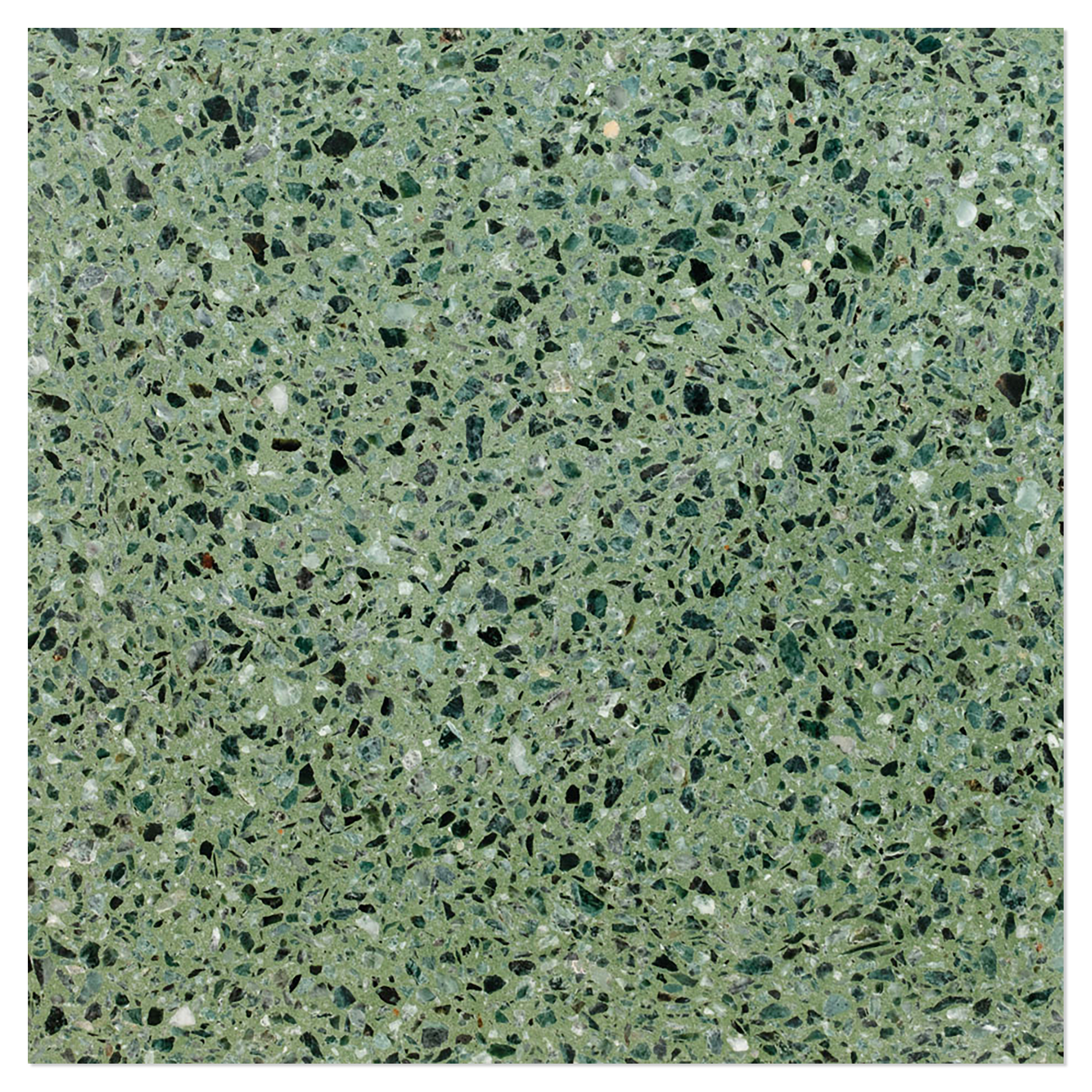 Terrazzo Graniglia Verde Mat 20x20 cm