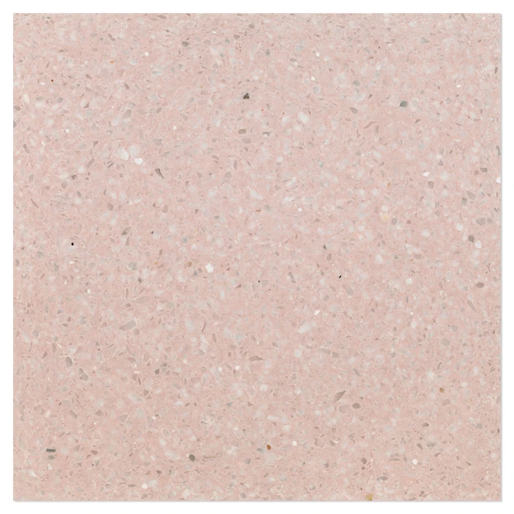 Terrazzo Graniglia Rosa Pastello Mat 20x20 cm-0