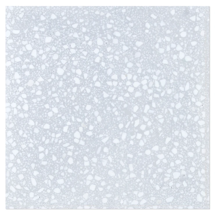 Terrazzo Fragmenta Bianco Greco Mat 40x40 cm-1