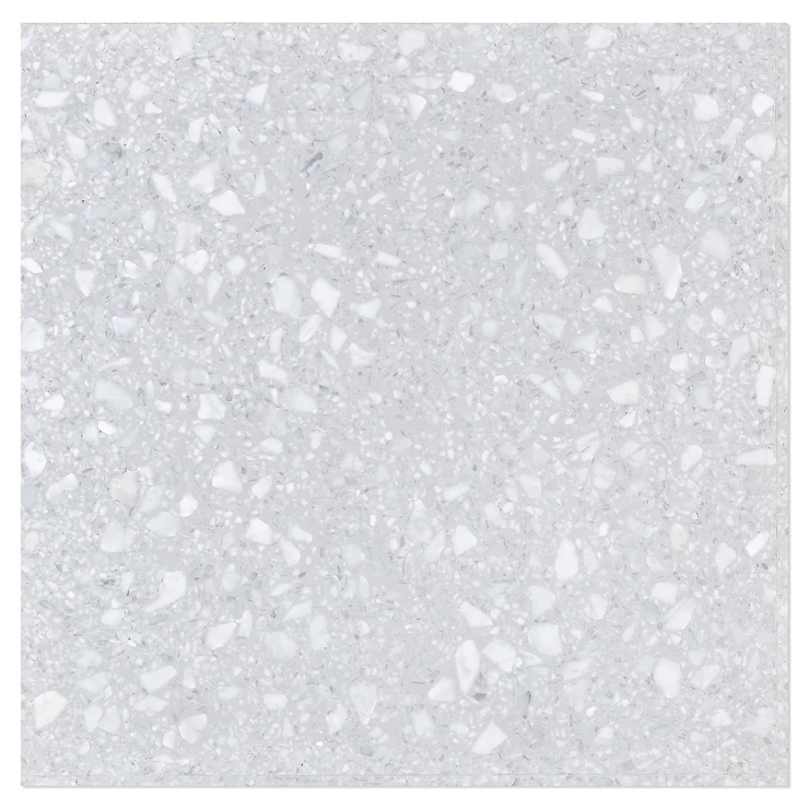 Terrazzo Fragmenta Carrara Ombrato Mat 40x40 cm-1