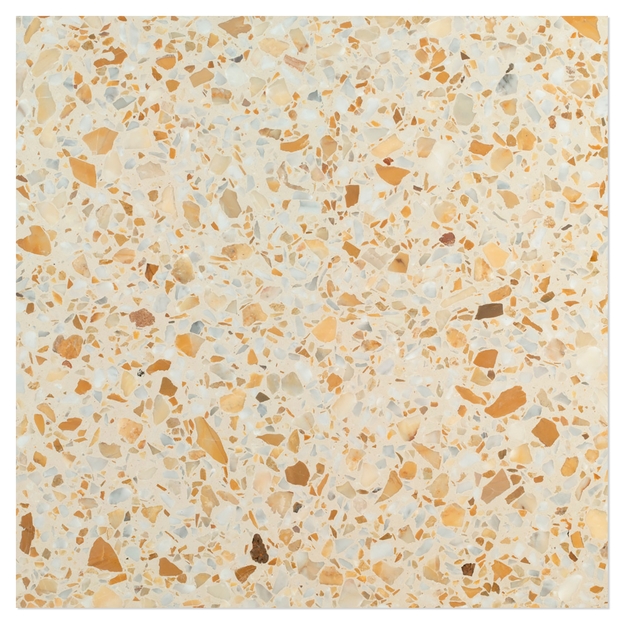 Terrazzo Gra Veneziana Giallo Siena Mat 40x40 cm