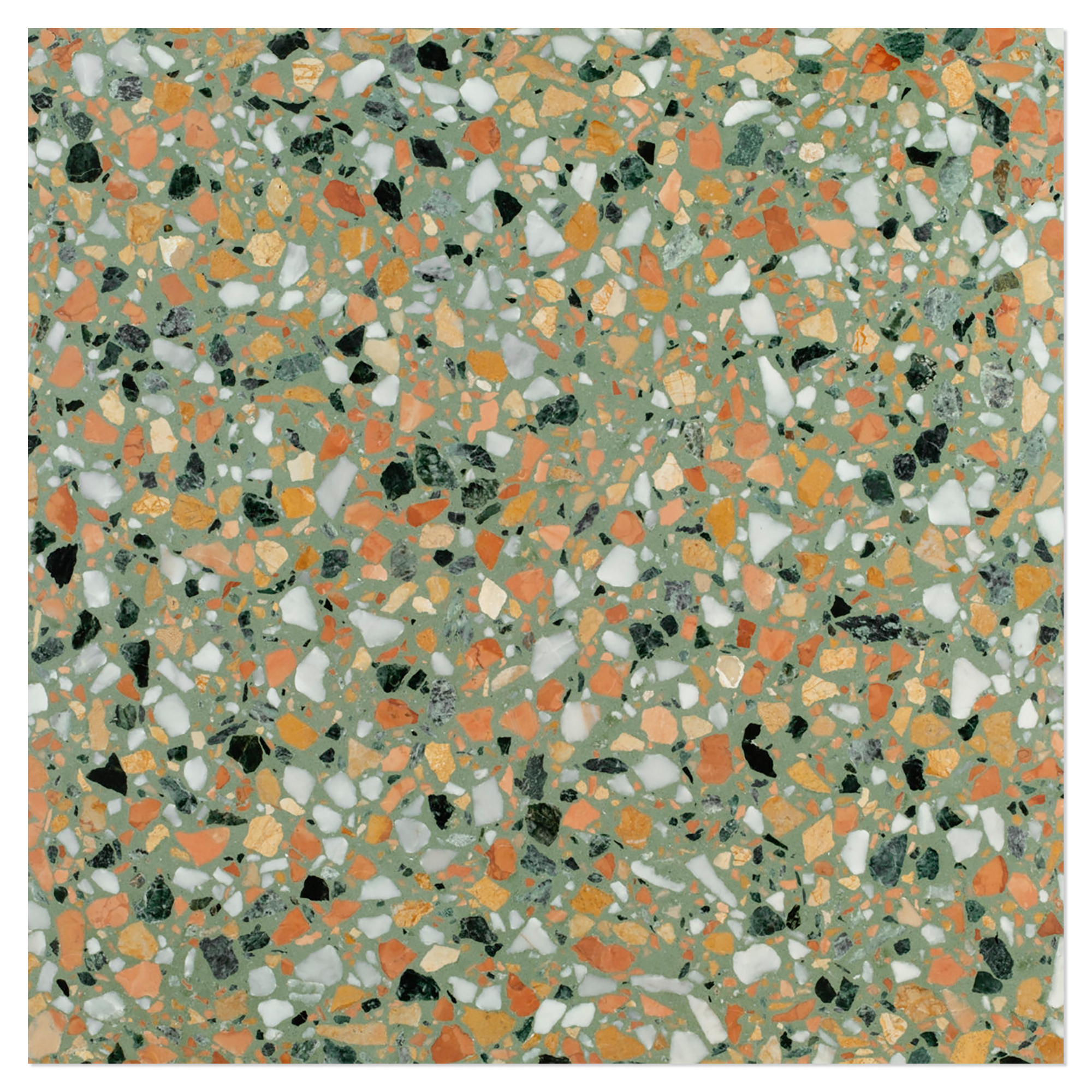 Terrazzo Gra Veneziana Verde De Lumi Mat 40x40 cm