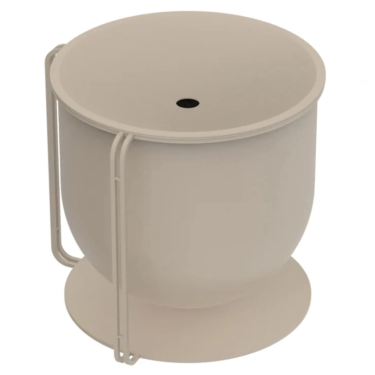 Badeværelse Spand Rimini 7L Beige-1