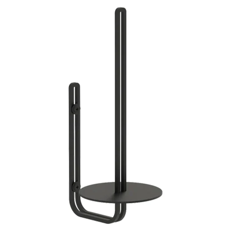 Toiletpapirholder til Reserveruller Rimini 23 cm Sort-1