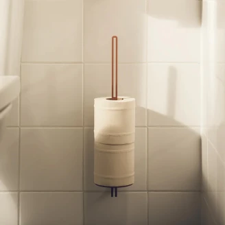 Toiletpapirholder til Reserveruller <strong>Rimini</strong>  37 cm Rød