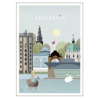 Poster Lydia Wienberg København 2 50x70 cm-2