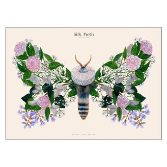 Poster PSTR Studio Matos Silk Moths no. 12 30x40 cm-2