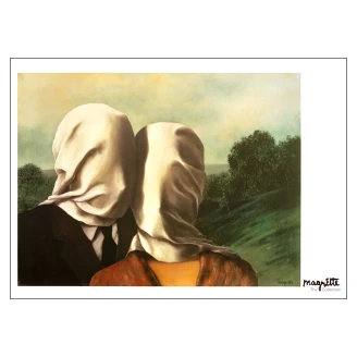 Poster René Magritte Les Amants 70x100 cm-2