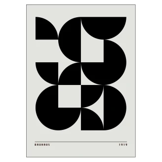 Poster Nordd Studio Circles of Bauhaus 50x70 cm-2