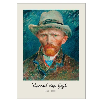 Poster Vincent van Gogh Self Portrait II 30x40 cm-2