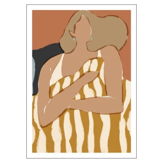 Poster Sacrée Frangine Morning Stripes 70x100 cm-2