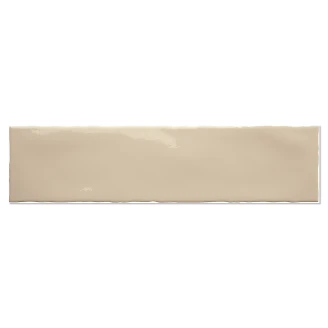 Vægflise <strong>Zephyr</strong>  Mørk Beige Blank 8x30 cm