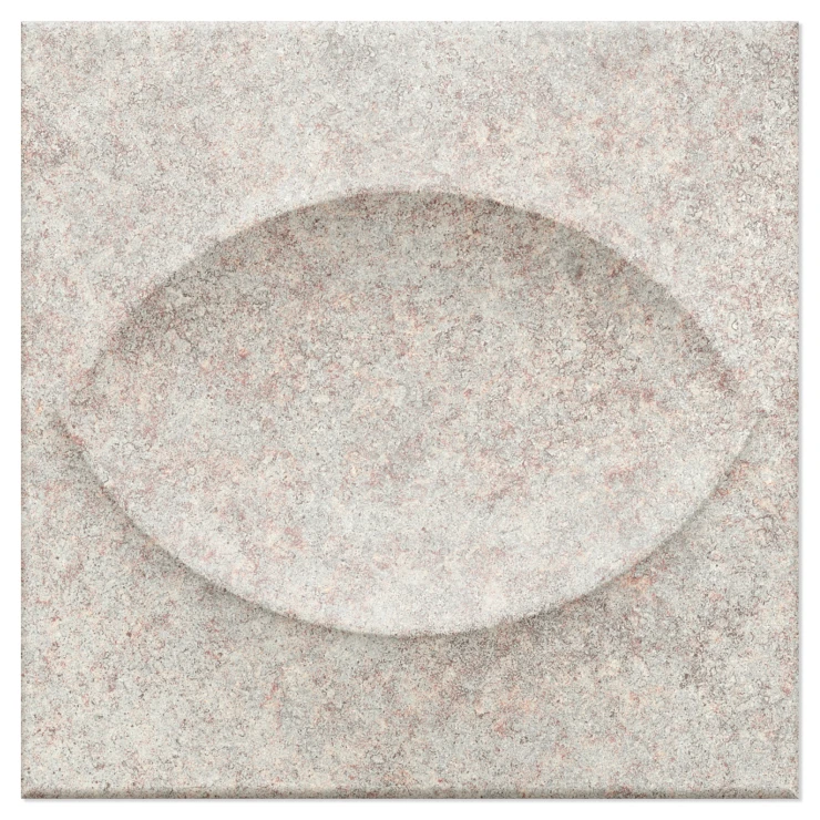 Vægflise Orbital Beige Mat-Relief 15x15 cm-1