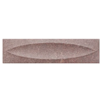 Vægflise <strong>Gaze</strong>  Lyserød Blank-Relief 8x30 cm