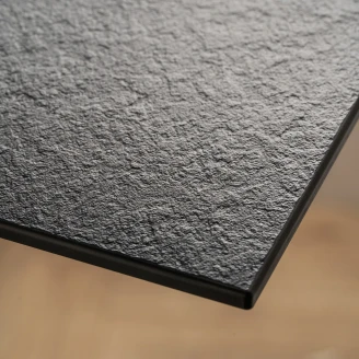 Underskab Wellington Mørkegrå Mat 60 cm med Bordplade Sort Mat