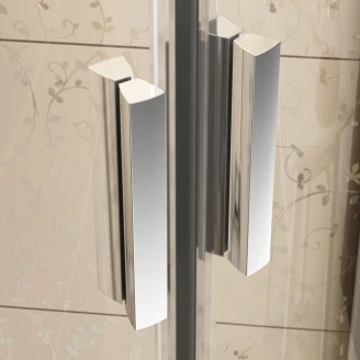 Ravak Brusehjørne Blix 80x80 cm R550 Rund Krom Blank
