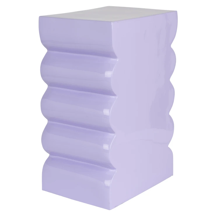 Zuiver Sidebord Kurver Shiny Violet-0