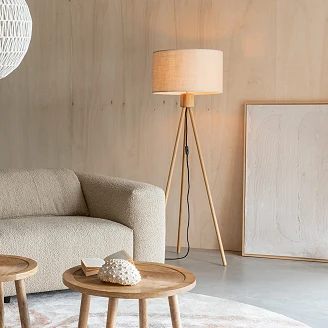 Zuiver Gulvlampe Fan Hvid