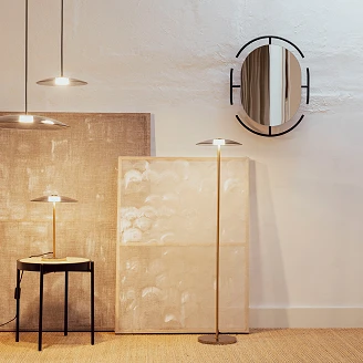 Zuiver Gulvlampe <strong>Float</strong>  Transparent, Guld