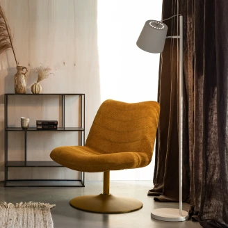 Zuiver Gulvlampe Buckle Head Hvid