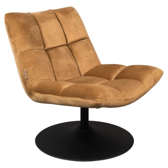 Dutchbone Loungefotel Sammet <strong>Bar</strong>  Guld Brun