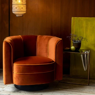 Dutchbone Loungefotel <strong>Flower</strong>  Orange