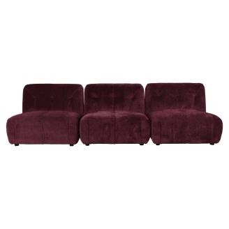 Dutchbone Sofa 3-sæde <strong>Giada</strong>  Lilla