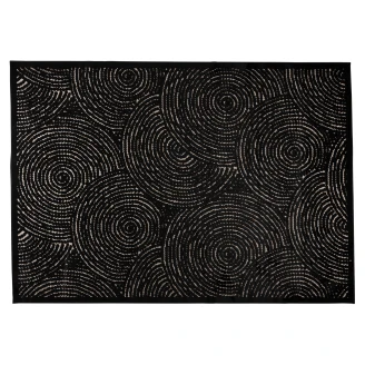 Dutchbone Tæppe 170x240 cm <strong>Dots</strong>  Sort