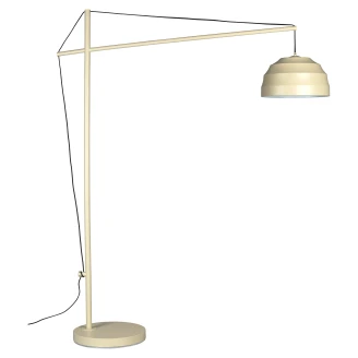 Dutchbone Gulvlampe <strong>Liwa</strong>  Beige