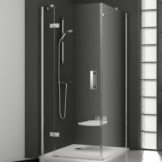 Ravak Brusehjørne SmartLine 120x90 cm Krom Blank Venstre