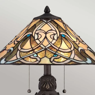 Quoizel Bordlampe Indus Flerfarvet, Bronze