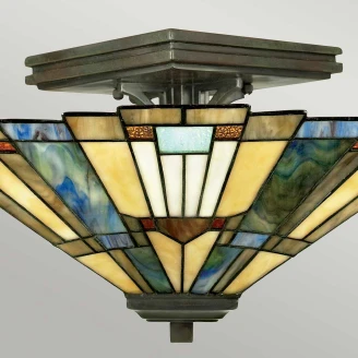 Quoizel Loftlampe Inglenook Flerfarvet