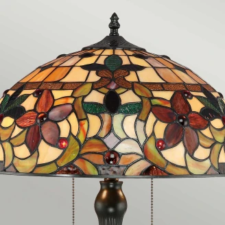 Quoizel Bordlampe Kami Flerfarvet