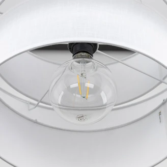 Hængende Lampe <strong>Luma</strong>  Hvid Mat 160 cm