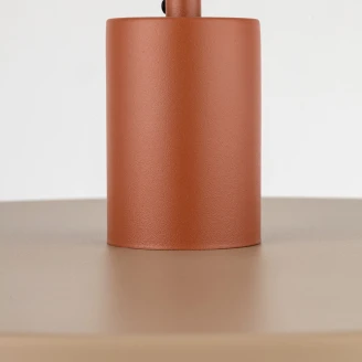 Hængende Lampe Flare Beige, Teglrød Matt Ø 40 cm
