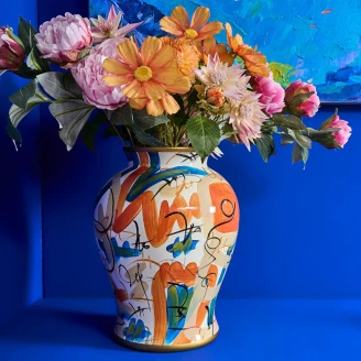 Werner Voss Vase <strong>Colorato</strong>  Flerfarvet Blank