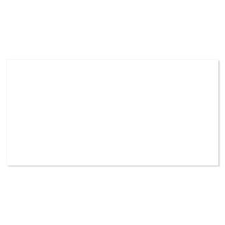 Vægflise <strong>Monocolor</strong>  Hvid Blank 10x20 cm